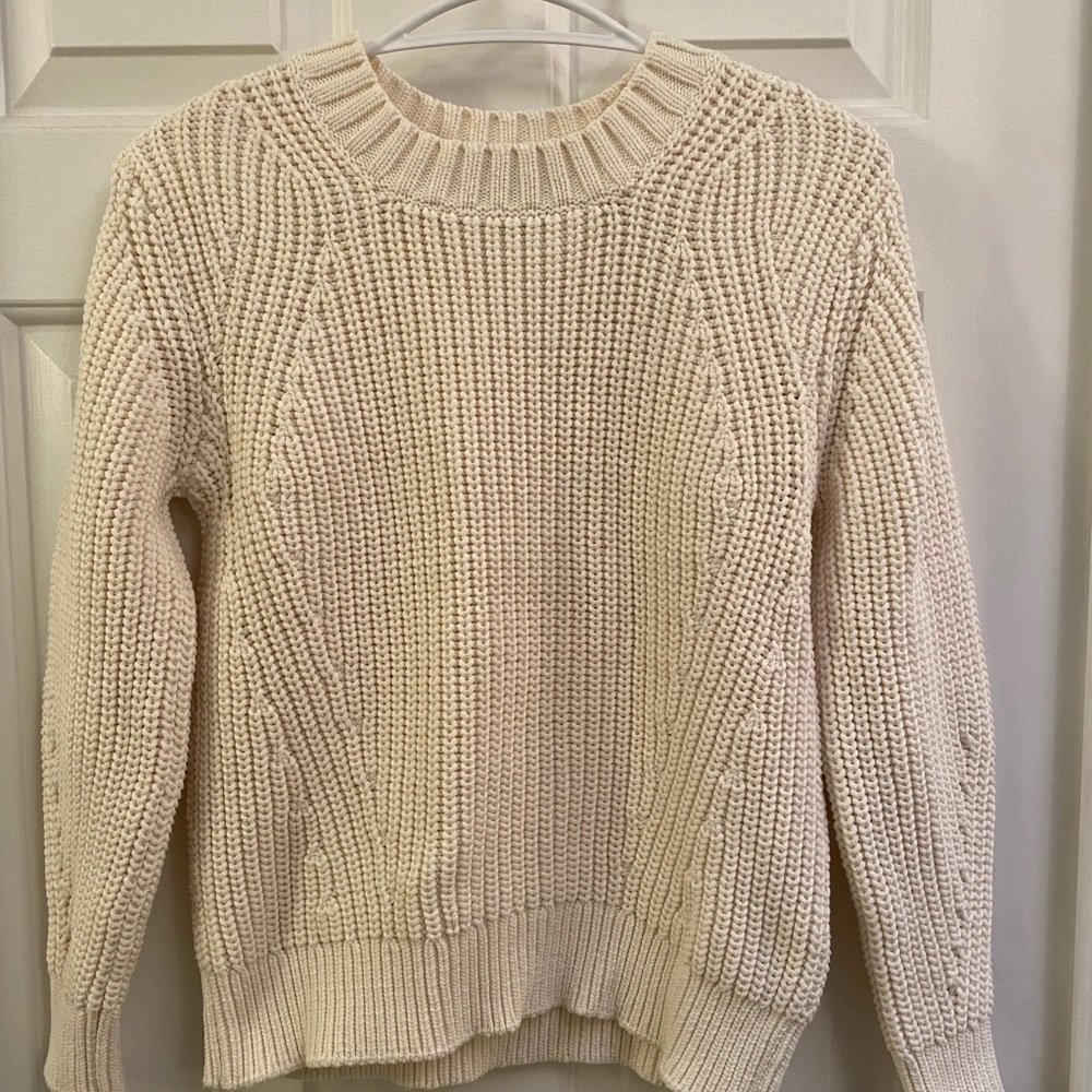 Everlane Texture Cotton Crew, size S fits like XS